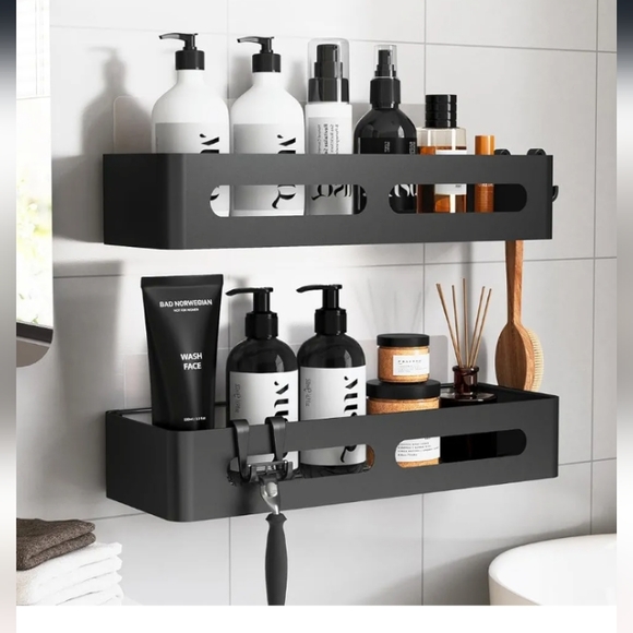Shower Caddy - XLarge Adhesive Shower Organizer, Rustproof Shower Shelves - Picture 1 of 9